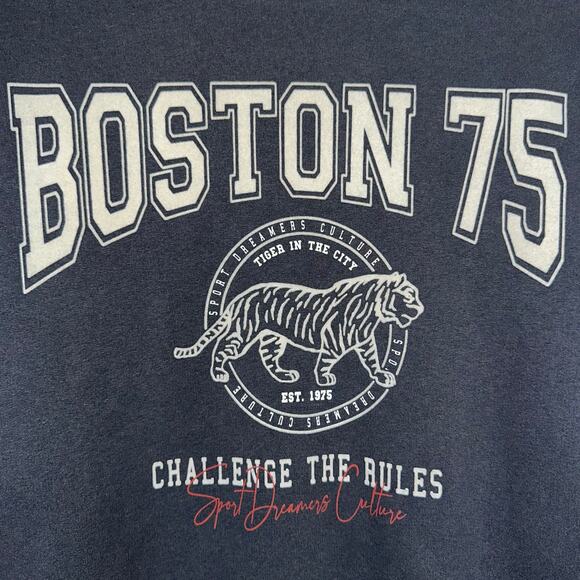 Zara Kids Dark Grey Graphic Pullover Sweatshirt Size 11-12 - Picture 2 of 9